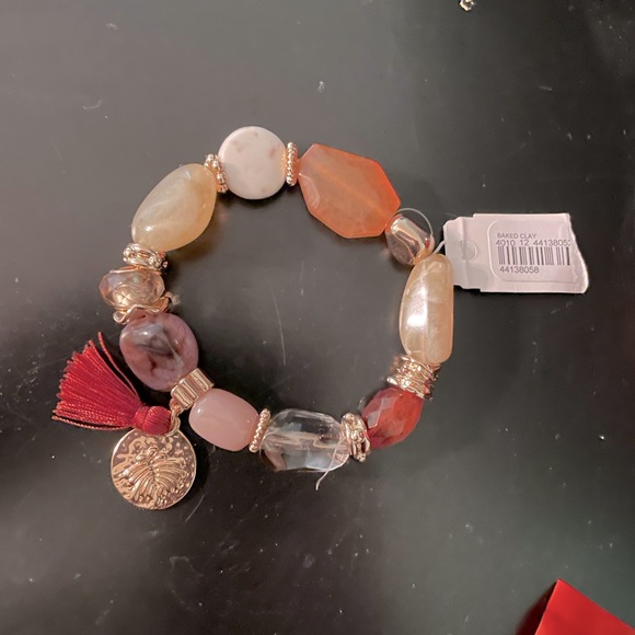 NWT Earth Tones and Gold Bracelet - Picture 1 of 1